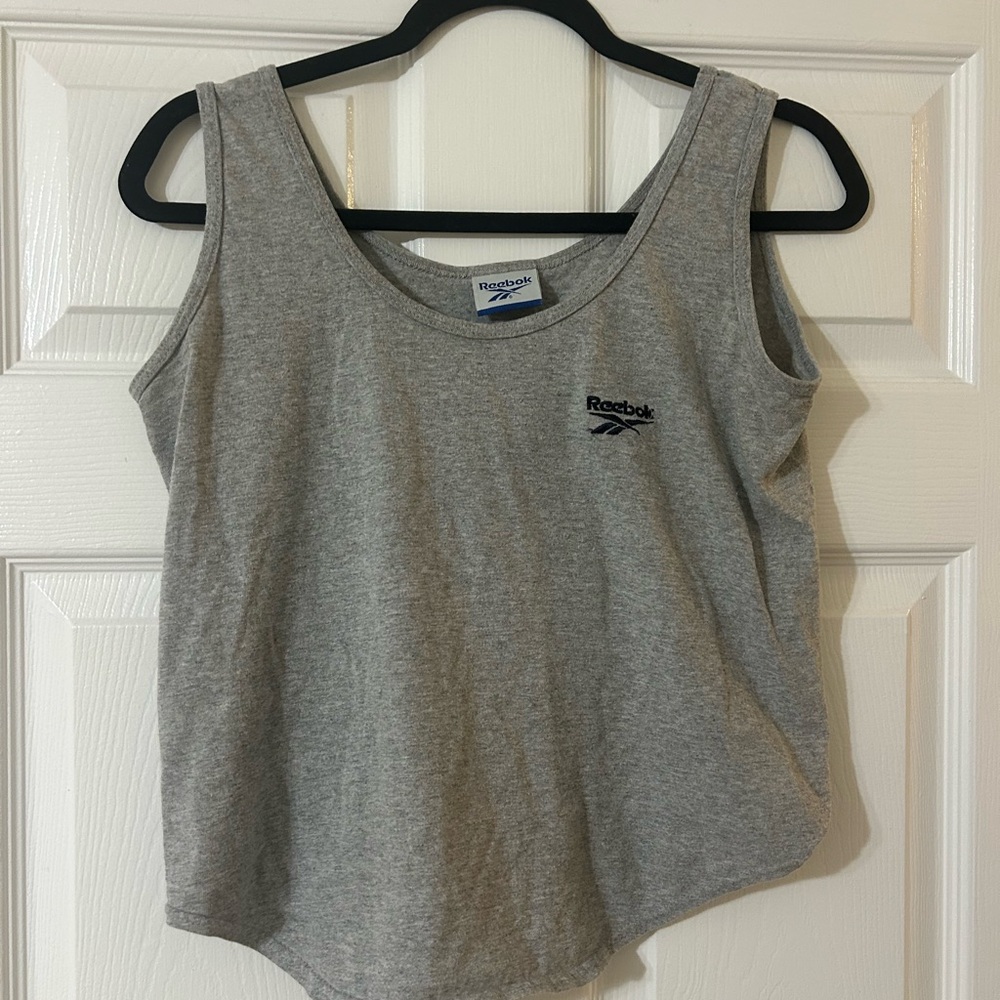 Reebok Women's Heather Gray Tank Top